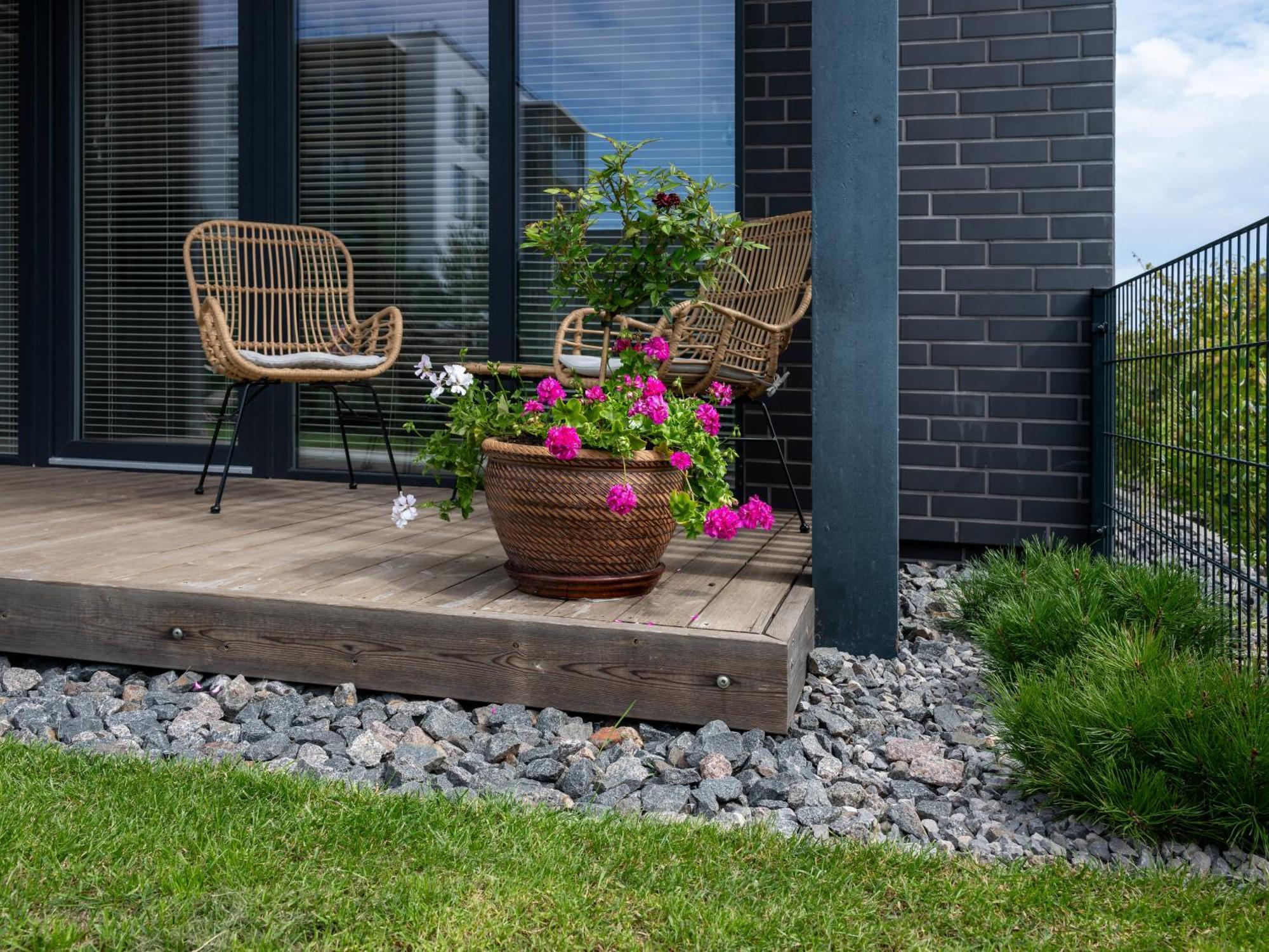D33 Vilnius - Brand New Luxury Apartment With Terrace, Garden, Ac And Parking Eksteriør billede